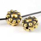 7mm Antique Gold Tierracast Flower Bead #CKB126-General Bead