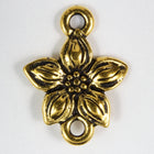 12mm x 16mm Antique Gold Tierracast Star Jasmine Link #CK148-General Bead