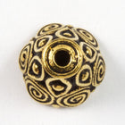 8.5mm x 9.5mm Antique Gold Tierracast Spiral Cone-General Bead
