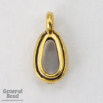 12mm Antique Gold Tierracast Pewter Bail #CK166-General Bead