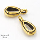 12mm Antique Gold Tierracast Pewter Bail #CK166-General Bead