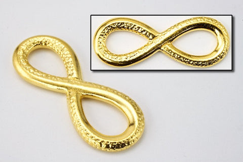 32mm Gold Tone Tierracast Pewter Infinity Knot-General Bead
