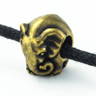 12mm Antique Brass TierraCast Elephant Bead #CKB200-General Bead