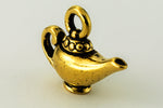 13mm Antique Gold Tierracast Pewter Lamp Charm (20 Pcs) #CKB254-General Bead