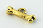 16mm Antique Gold Tierracast Pewter Bone Charm (20 Pcs) #CKB271-General Bead