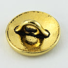 12mm Antique Gold Tierracast Paw Print Button (20 Pcs) #CKB273-General Bead