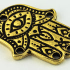 22mm Antique Gold Tierracast Pewter Hamsa Hand Link (20 Pcs) #CKB277-General Bead