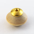 7.5mm Bright Gold Tierracast Pewter Bead Aligner for 2mm Hole #CKB323-General Bead