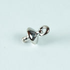 12mm Rhodium TierraCast Basic Glue-In Bail (20 Pcs) #CK361-General Bead