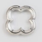 16mm Antique Silver Tierracast Pewter Quatrefoil Link (10 Pcs) #CKB374-General Bead