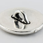 16mm Antique Silver Tierracast "Tree of Life" Button #CKB386-General Bead