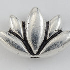 7mm Antique Silver Tierracast Lotus Bead (20 Pcs) #CKB404-General Bead