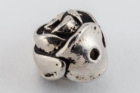 8mm Antique Silver Tierracast Rose Bead #CKB405-General Bead