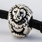 11mm Antique Silver Tierracast Lion Bead #CKB407-General Bead