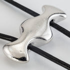 19mm Antique Silver Tierracast Two Hole Hourglass Spacer Bar #CKB413-General Bead