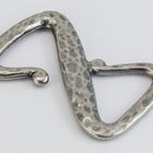 28mm Antique Silver Tierracast Z Hook Clasp (5 Pcs) #CKB414-General Bead