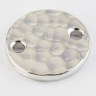 11mm Silver Tierracast Hammered Disk Link #CKB428-General Bead