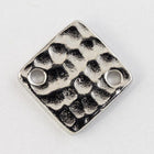 12mm Silver Tierracast Hammered Diamond Link #CKB441-General Bead