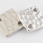 12mm Silver Tierracast Hammered Diamond Link #CKB441-General Bead