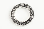 5/8" Antique Silver TierraCast Pewter Spiral Ring (20 Pcs) #CK475-General Bead