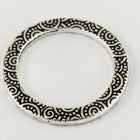 1" Antique Silver TierraCast Pewter Spiral Ring (15 Pcs) #CK476-General Bead