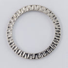 1 1/4" Rhodium TierraCast Pewter Radiant Ring (10 Pcs) #CK480-General Bead
