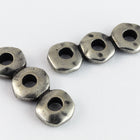 5mm x 14mm Antique Pewter TierraCast 3 Hole Nugget Spacer Bar (20 Pcs) #CK484-General Bead