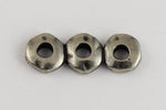 7mm x 18mm Antique Pewter TierraCast 3 Hole Nugget Spacer Bar (20 Pcs) #CK483-General Bead