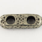 13mm Antique Pewter Tierracast Distressed 2 Hole Spacer Bar (20 Pcs) #CK487-General Bead