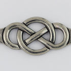 35mm Antique Pewter Tierracast Infinity Centerpiece (10 Pcs) #CK488-General Bead