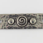 39mm Antique Pewter Tierracast Spirals & Rivets Link (10 Pcs) #CK496-General Bead