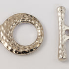 18mm Rhodium TierraCast Pewter Maker's Toggle Clasp #CK511