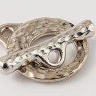 18mm Rhodium TierraCast Pewter Maker's Toggle Clasp #CK511