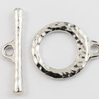 25mm Rhodium TierraCast Pewter Craftsman Toggle Clasp #CK512
