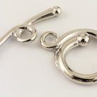 17mm Rhodium Tierracast Pewter Renaissance Toggle Clasp #CK513-General Bead