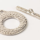 27mm Rhodium Tierracast Pewter Artisan Toggle Clasp #CK515-General Bead