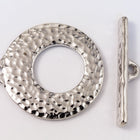 27mm Rhodium Tierracast Pewter Artisan Toggle Clasp #CK515-General Bead
