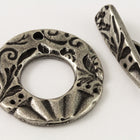 Antique Pewter Tierracast Pewter Flora Toggle Clasp (10 Sets) #CK517-General Bead