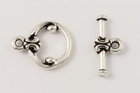 13mm Antique Silver Tierracast Pewter Classic Toggle Clasp #CK527-General Bead