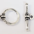 20mm Antique Silver TierraCast Heirloom Toggle Clasp #CLB050-General Bead