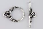 15mm Antique Silver Tierracast Pewter Butterfly Toggle Clasp #CK540-General Bead