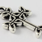 19mm Antique Silver Tierracast Celtic Cross Drop #CK573-General Bead
