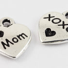 13mm Antique Silver Tierracast "Love Mom" Drop #CK577-General Bead