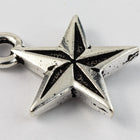 18mm Antique Silver Tierracast Nautical Star Drop #CK591-General Bead