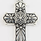 30mm Antique Silver Tierracast Talavera Cross Drop #CK595-General Bead