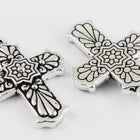 30mm Antique Silver Tierracast Talavera Cross Drop #CK595-General Bead