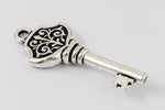 36mm Antique Silver Tierracast Victorian Key Drop #CK600-General Bead
