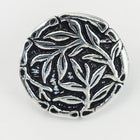 16mm Antique Silver TierraCast Bamboo Button (20 Pcs) #CK636-General Bead