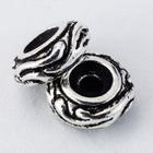 6mm Antique Silver TierraCast Woodland Bead (20 Pcs) #CK673-General Bead