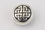 10mm Antique Silver TierraCast Celtic Circle Bead (20 Pcs) #CK697-General Bead